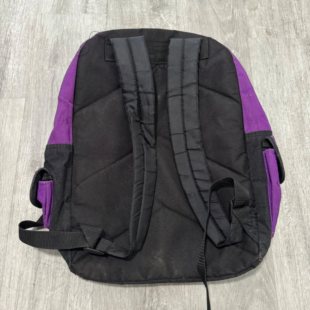 Vintage 2000 Nintendo Pokemon Gengar Backpack Purple Black Gotta Catch Em All